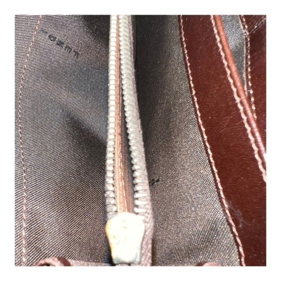 FENDI Bi-fold Zucca Continental Wallet in Tobacco. - Picture 9 of 16